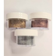 Embossing Powders Metallic Gold, Metallic Silver, Metallic Copper