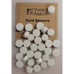 Card Spinners 32 pack White