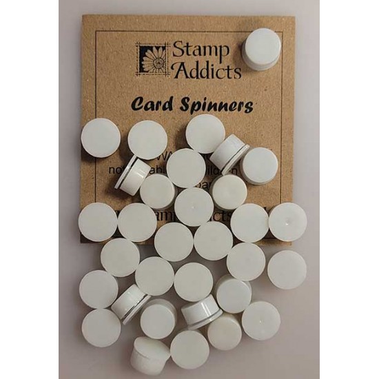 Card Spinners 32 pack White