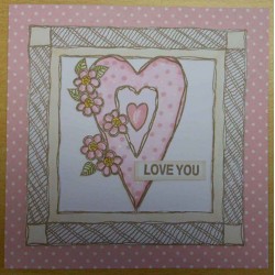 Big Heart Rubber Stamp - Discontinued