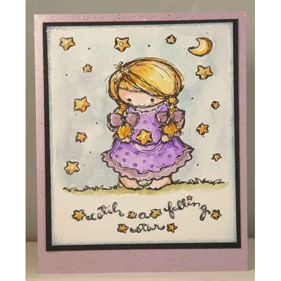 Catch a Falling Star Cling Mounted Rubber Stamp Catch a Falling Star Cling Mounted Rubber Stamp