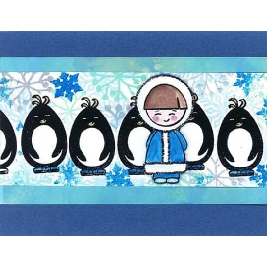 Ice Buddies Cling Rubber Stamp Set