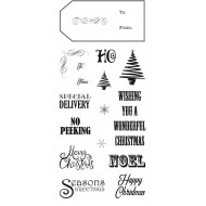Christmas Tags Clear Stamp Set - SALE
