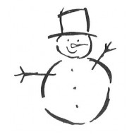 Harry Small Snowman Cling rubber stamp Harry Small Snowman Cling rubber stamp
