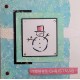 Harry Small Snowman Cling rubber stamp