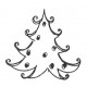 Jolly Tree Cling rubber stamp