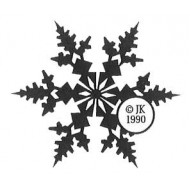 Fancy Snowflake Cling Rubber Stamp Fancy Snowflake Cling Rubber Stamp