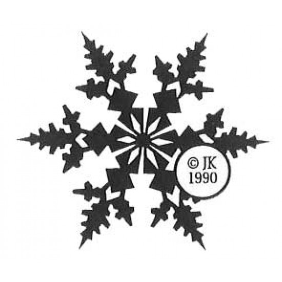 Fancy Snowflake Cling Rubber Stamp Fancy Snowflake Cling Rubber Stamp