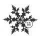 Fancy Snowflake Cling Rubber Stamp Fancy Snowflake Cling Rubber Stamp
