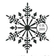 Highland Snowflake 1 Cling Rubber Stamp Highland Snowflake 1 Cling Rubber Stamp