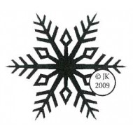 Highland Snowflake 2 Cling Rubber Stamp Highland Snowflake 2 Cling Rubber Stamp