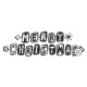 Mod Merry Christmas Cling Rubber Stamp Mod Merry Christmas Cling Rubber Stamp