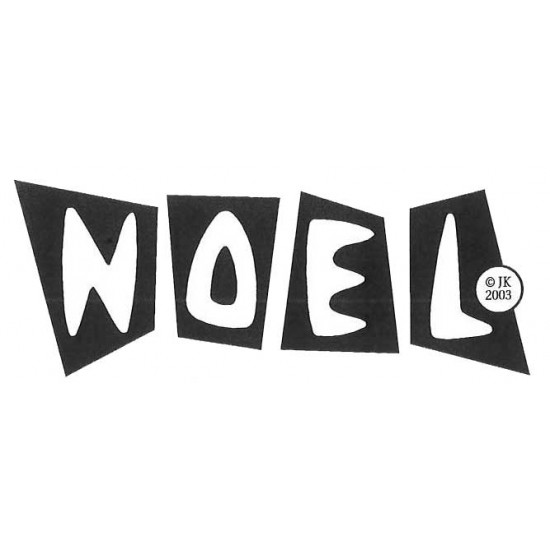 Mod Noel Cling Rubber Stamp