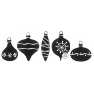 Ornament Border Cling Rubber Stamp Ornament Border Cling Rubber Stamp