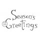 Seasons Greetings Funky Cling Rubber Stamp Seasons Greetings Funky Cling Rubber Stamp