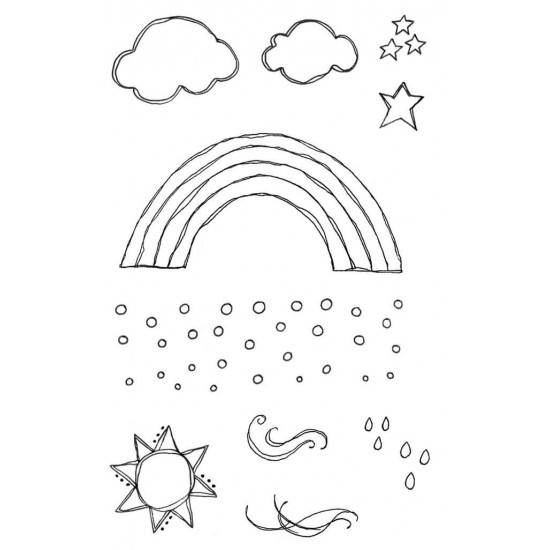 All Weathers Rubber Stamp Set - DISCONTINUED All Weathers Rubber Stamp Set - DISCONTINUED