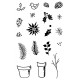 Design A Wreath Rubber Stamp Set