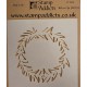 Stencil Brushed Wreath