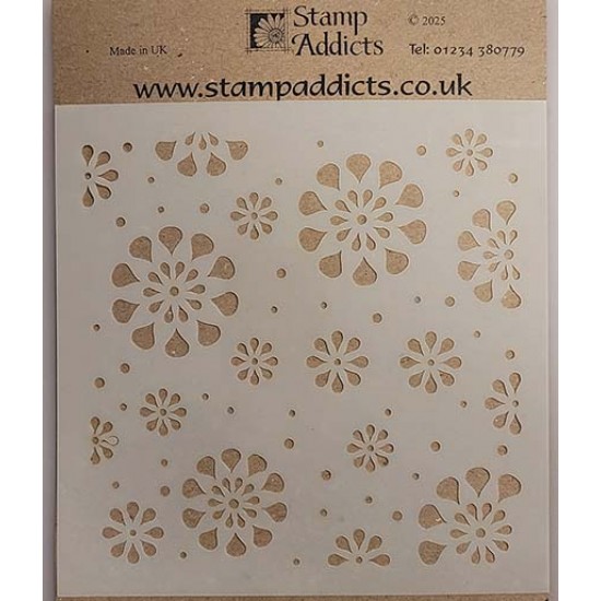 Stencil Daisies