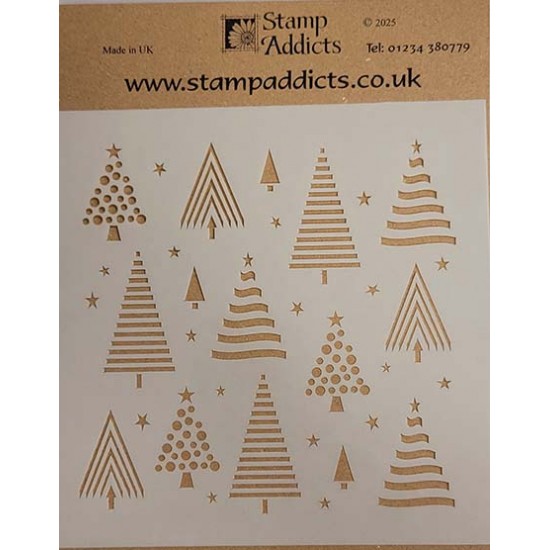 Stencil Modern Forest