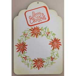 Stencil Brushed Wreath