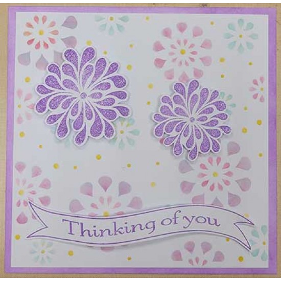 Stencil Daisies
