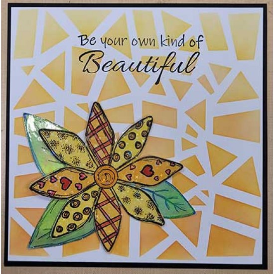 Be your own kind of Beautiful Rubber Stamp